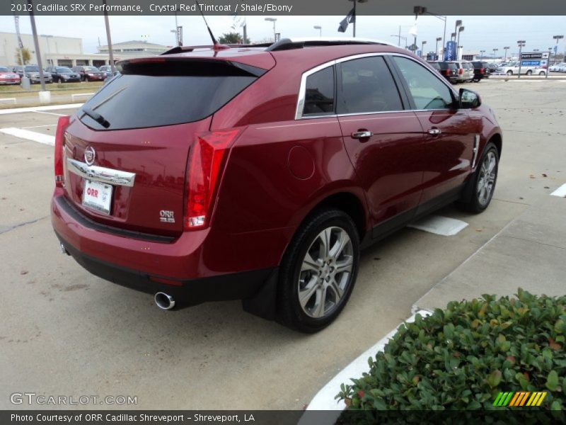 Crystal Red Tintcoat / Shale/Ebony 2012 Cadillac SRX Performance
