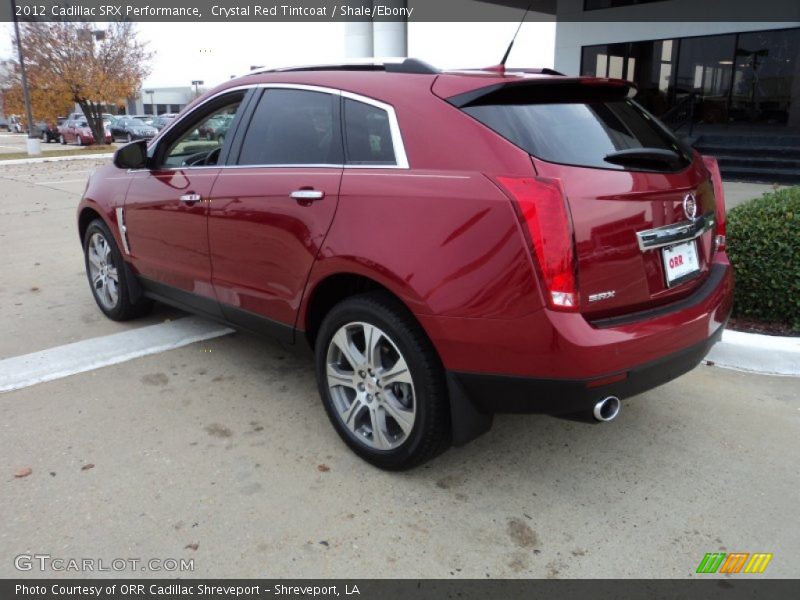 Crystal Red Tintcoat / Shale/Ebony 2012 Cadillac SRX Performance