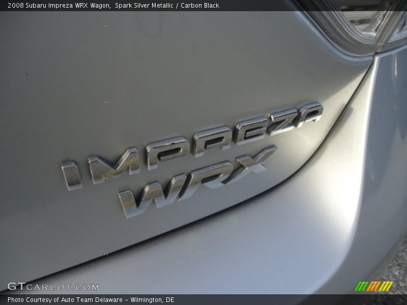 Spark Silver Metallic / Carbon Black 2008 Subaru Impreza WRX Wagon