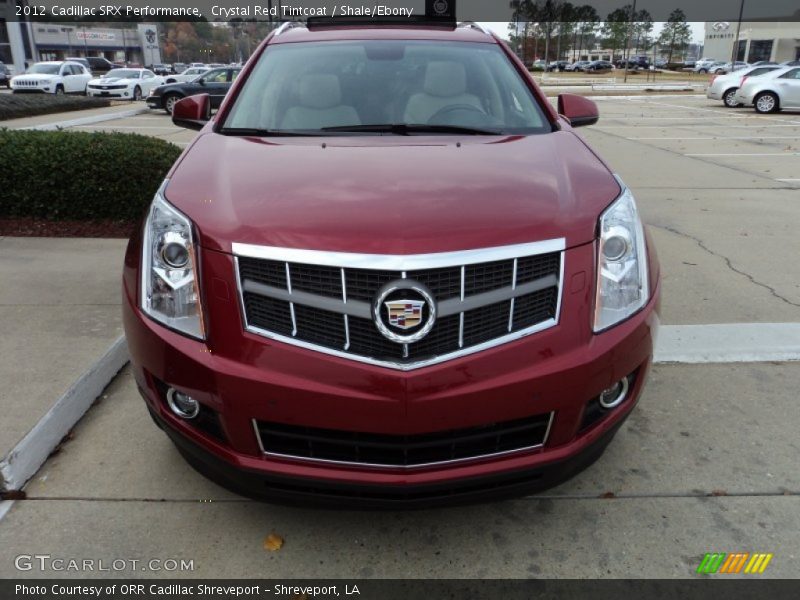 Crystal Red Tintcoat / Shale/Ebony 2012 Cadillac SRX Performance