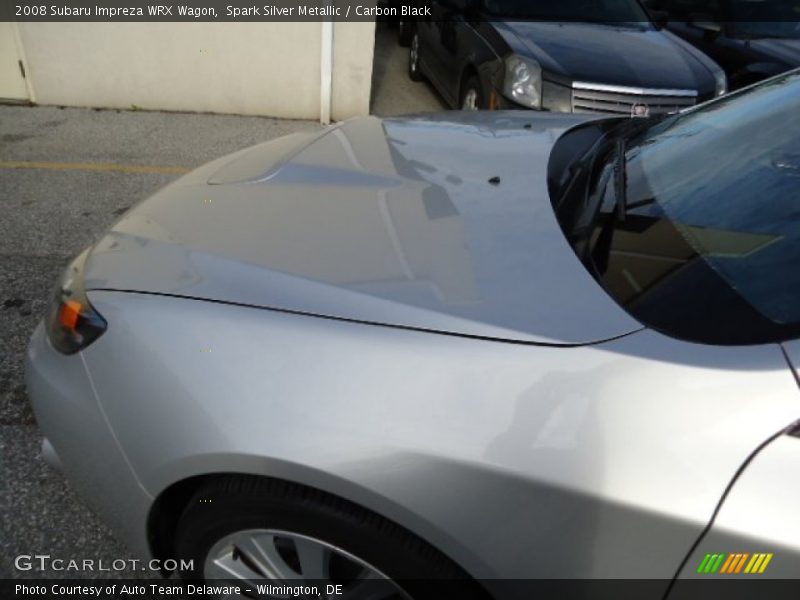 Spark Silver Metallic / Carbon Black 2008 Subaru Impreza WRX Wagon