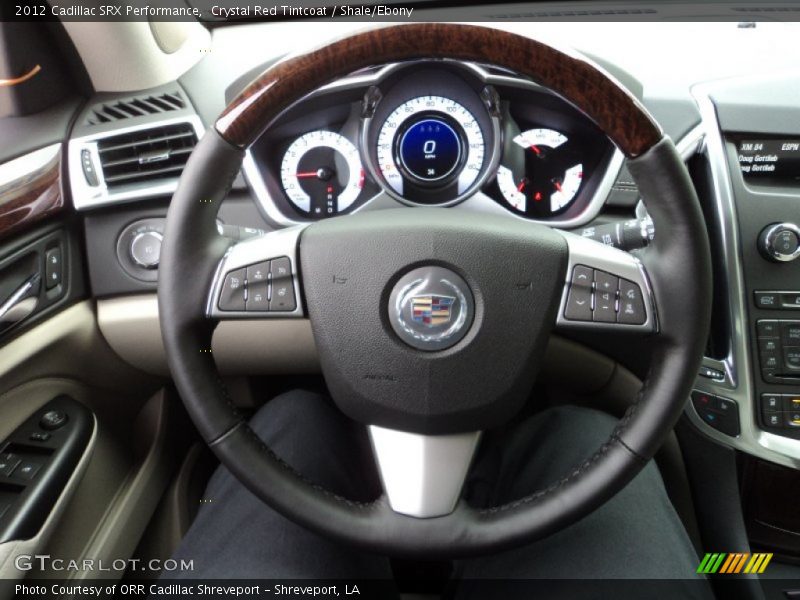 Crystal Red Tintcoat / Shale/Ebony 2012 Cadillac SRX Performance