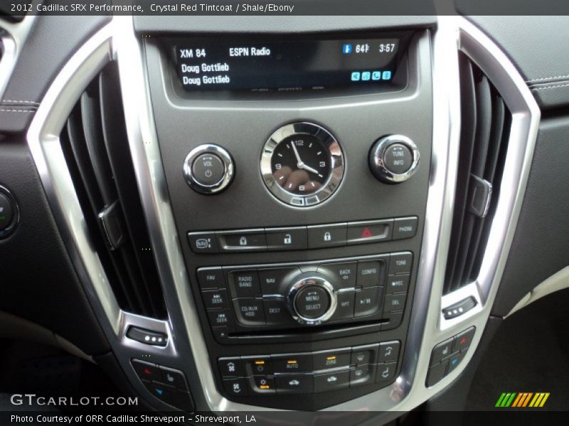 Crystal Red Tintcoat / Shale/Ebony 2012 Cadillac SRX Performance