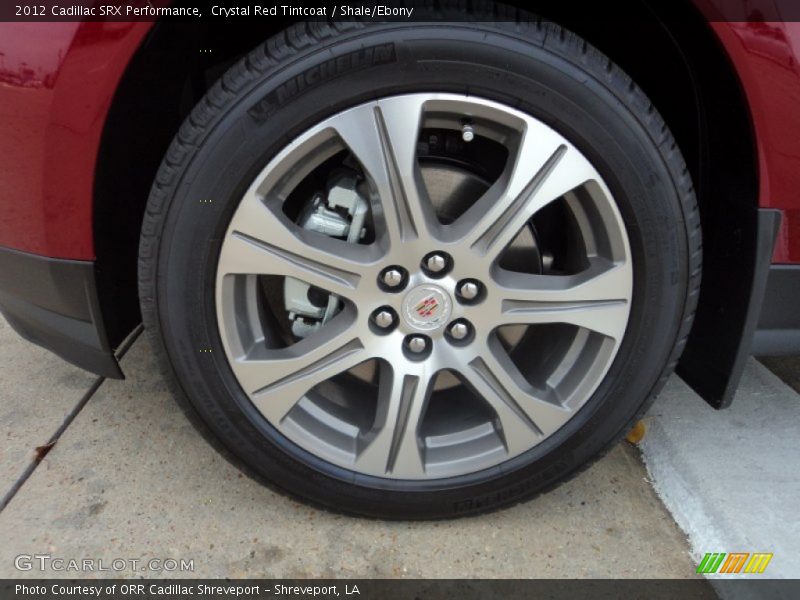 Crystal Red Tintcoat / Shale/Ebony 2012 Cadillac SRX Performance