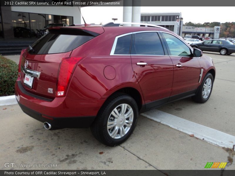 Crystal Red Tintcoat / Shale/Brownstone 2012 Cadillac SRX Luxury