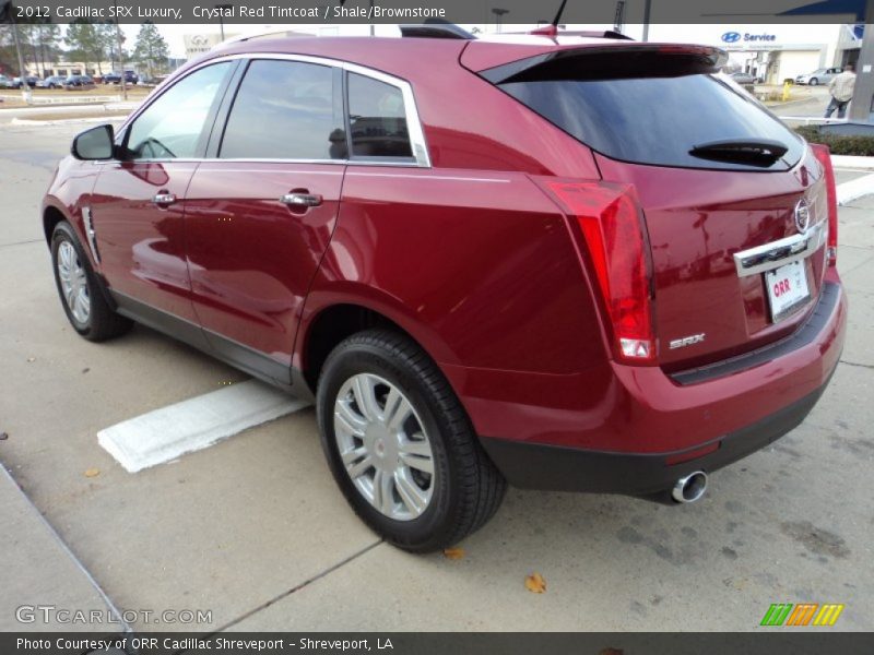 Crystal Red Tintcoat / Shale/Brownstone 2012 Cadillac SRX Luxury