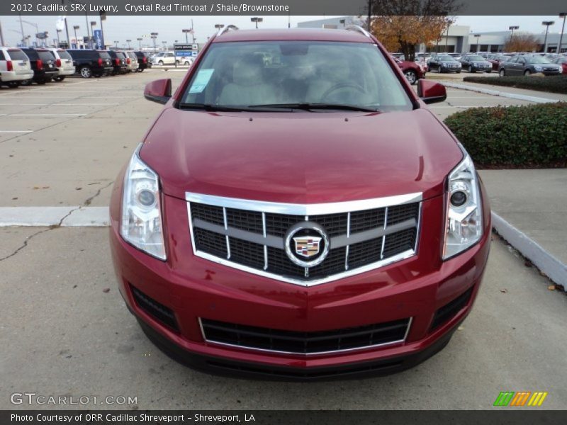 Crystal Red Tintcoat / Shale/Brownstone 2012 Cadillac SRX Luxury