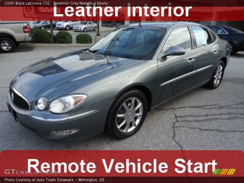 Steelmist Gray Metallic / Ebony 2005 Buick LaCrosse CXS