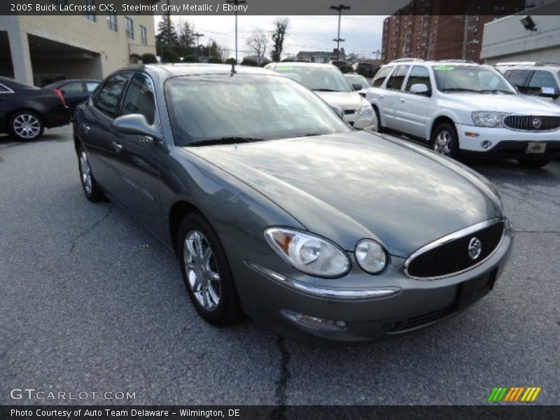 Steelmist Gray Metallic / Ebony 2005 Buick LaCrosse CXS