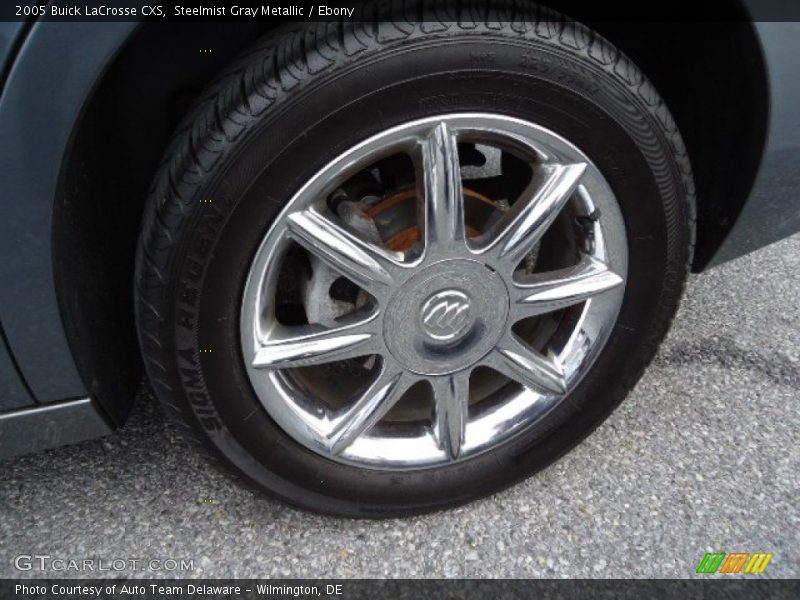 Steelmist Gray Metallic / Ebony 2005 Buick LaCrosse CXS