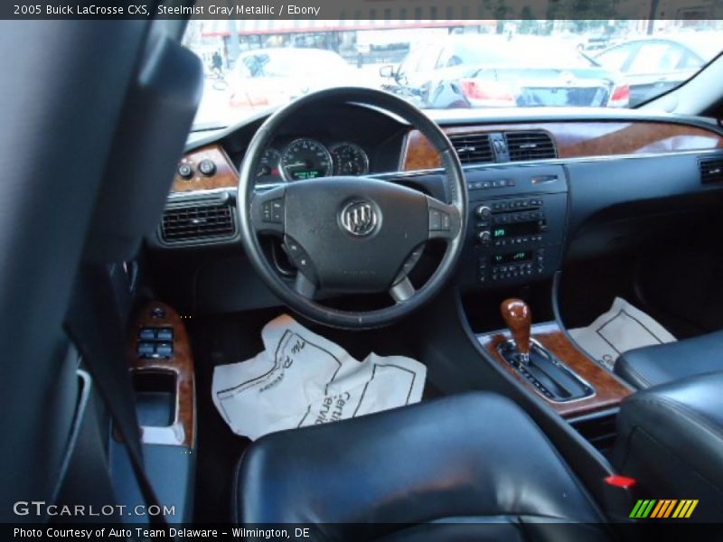 Steelmist Gray Metallic / Ebony 2005 Buick LaCrosse CXS