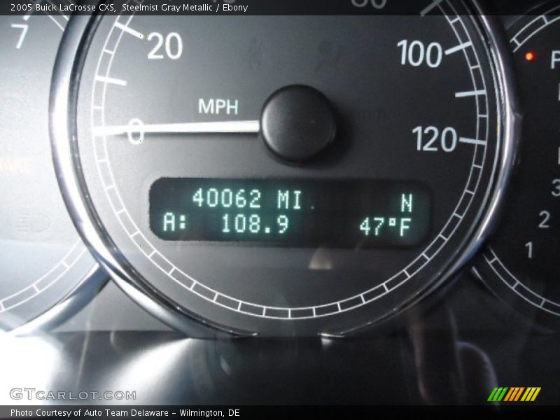 Steelmist Gray Metallic / Ebony 2005 Buick LaCrosse CXS