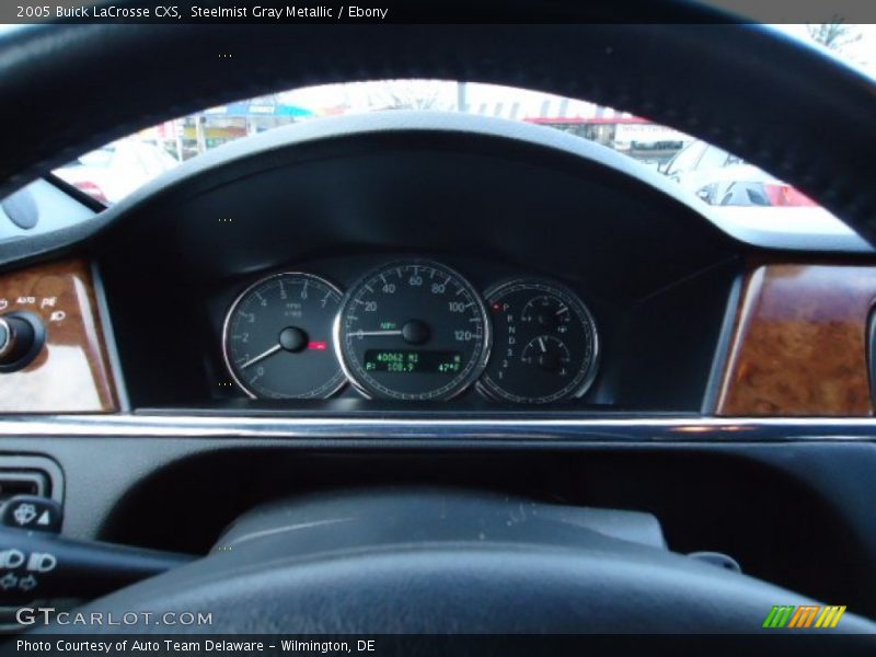 Steelmist Gray Metallic / Ebony 2005 Buick LaCrosse CXS