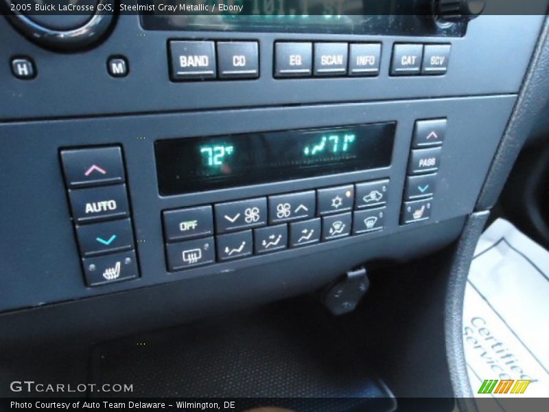 Steelmist Gray Metallic / Ebony 2005 Buick LaCrosse CXS