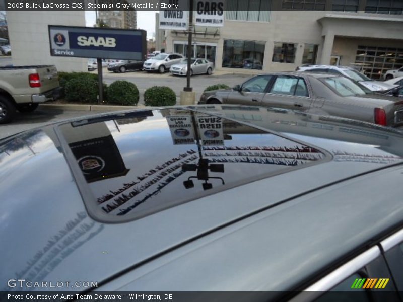 Steelmist Gray Metallic / Ebony 2005 Buick LaCrosse CXS