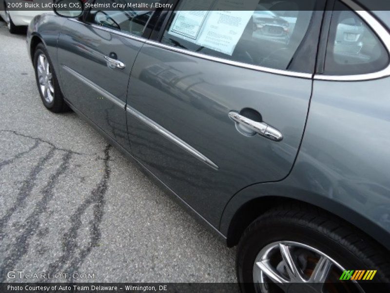 Steelmist Gray Metallic / Ebony 2005 Buick LaCrosse CXS
