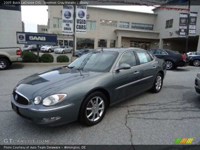 Steelmist Gray Metallic / Ebony 2005 Buick LaCrosse CXS
