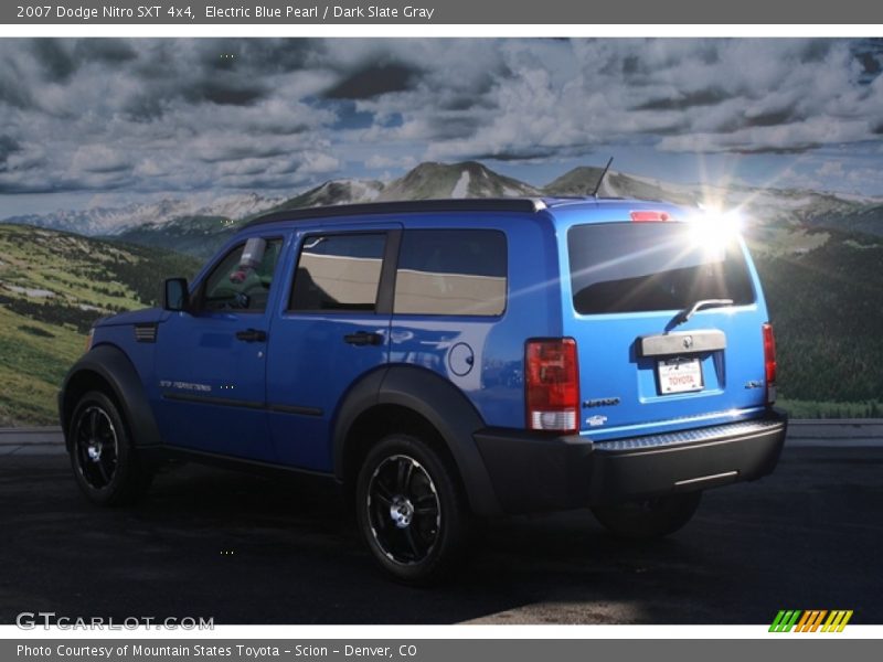 Electric Blue Pearl / Dark Slate Gray 2007 Dodge Nitro SXT 4x4