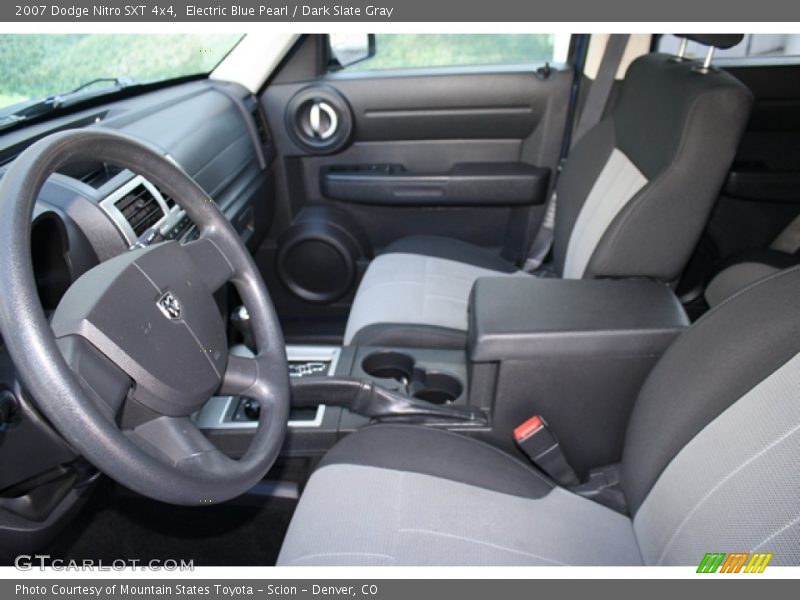 Electric Blue Pearl / Dark Slate Gray 2007 Dodge Nitro SXT 4x4