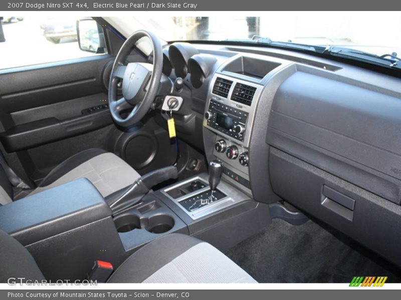 Electric Blue Pearl / Dark Slate Gray 2007 Dodge Nitro SXT 4x4