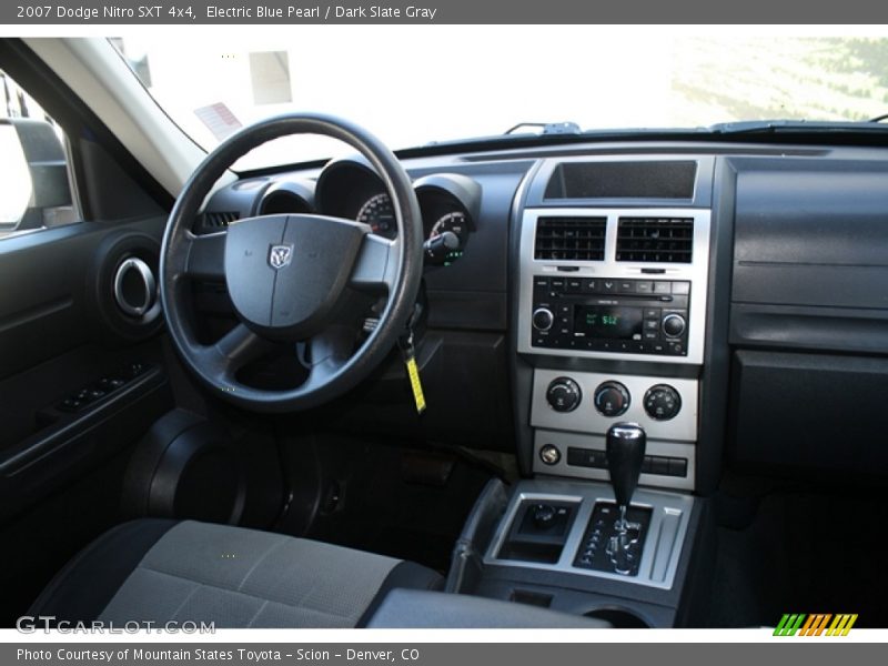 Electric Blue Pearl / Dark Slate Gray 2007 Dodge Nitro SXT 4x4
