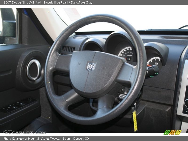 Electric Blue Pearl / Dark Slate Gray 2007 Dodge Nitro SXT 4x4