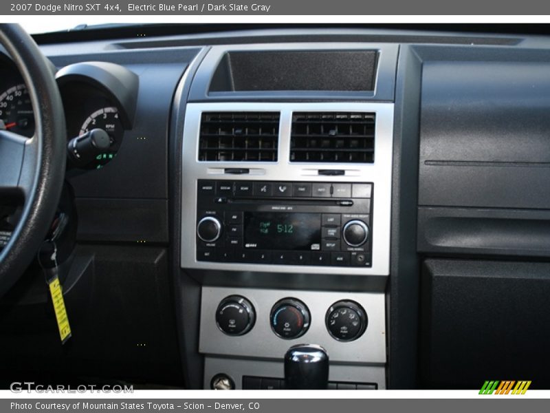 Electric Blue Pearl / Dark Slate Gray 2007 Dodge Nitro SXT 4x4
