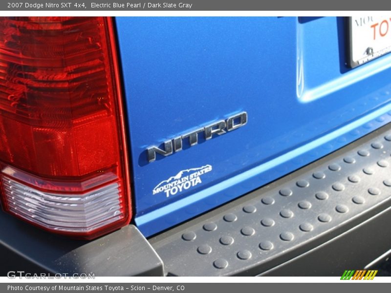 Electric Blue Pearl / Dark Slate Gray 2007 Dodge Nitro SXT 4x4