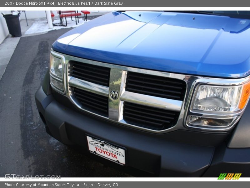 Electric Blue Pearl / Dark Slate Gray 2007 Dodge Nitro SXT 4x4