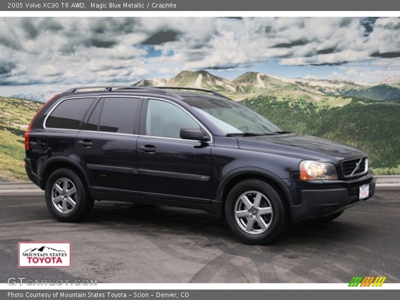 Magic Blue Metallic / Graphite 2005 Volvo XC90 T6 AWD