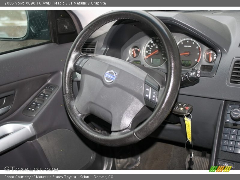Magic Blue Metallic / Graphite 2005 Volvo XC90 T6 AWD
