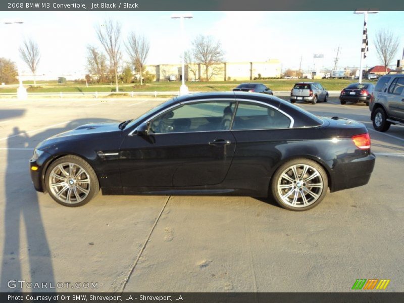 Jet Black / Black 2008 BMW M3 Convertible