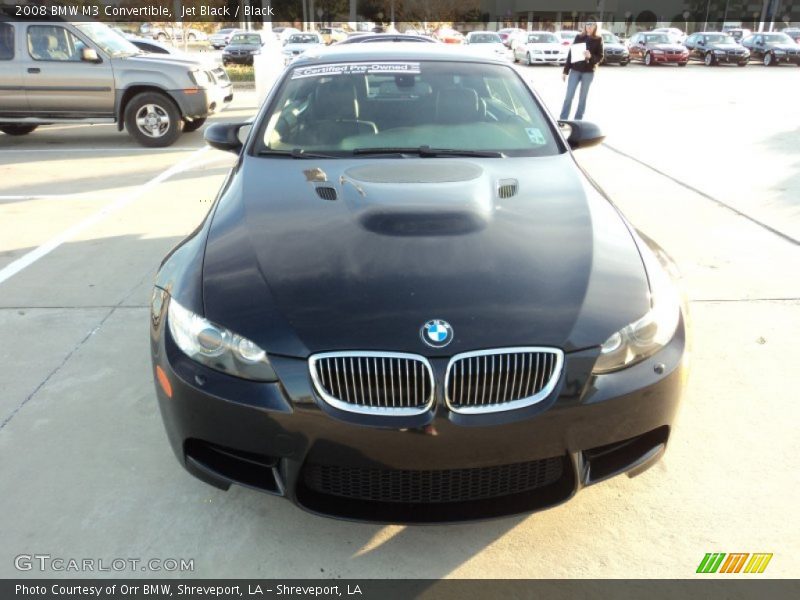 Jet Black / Black 2008 BMW M3 Convertible