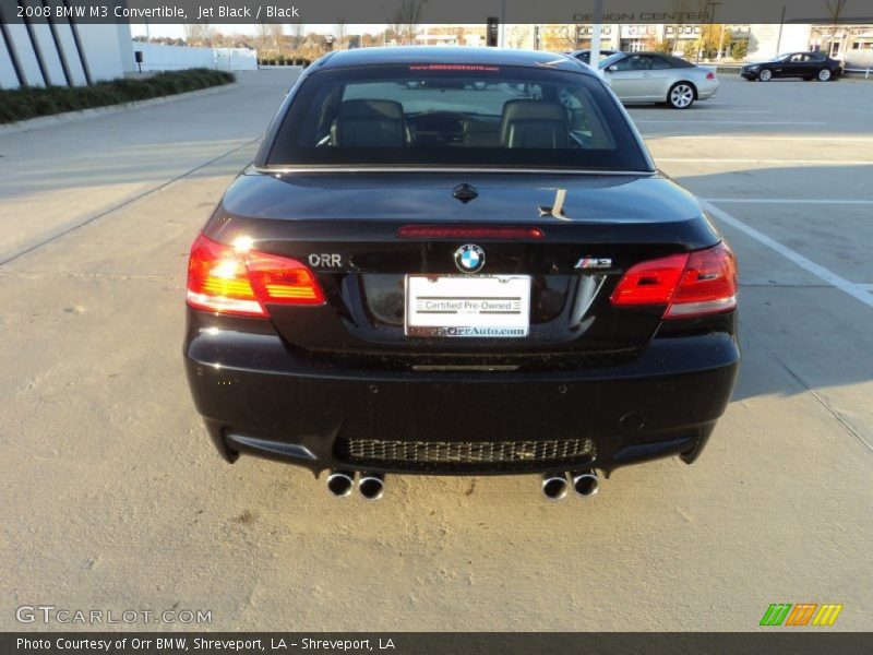 Jet Black / Black 2008 BMW M3 Convertible