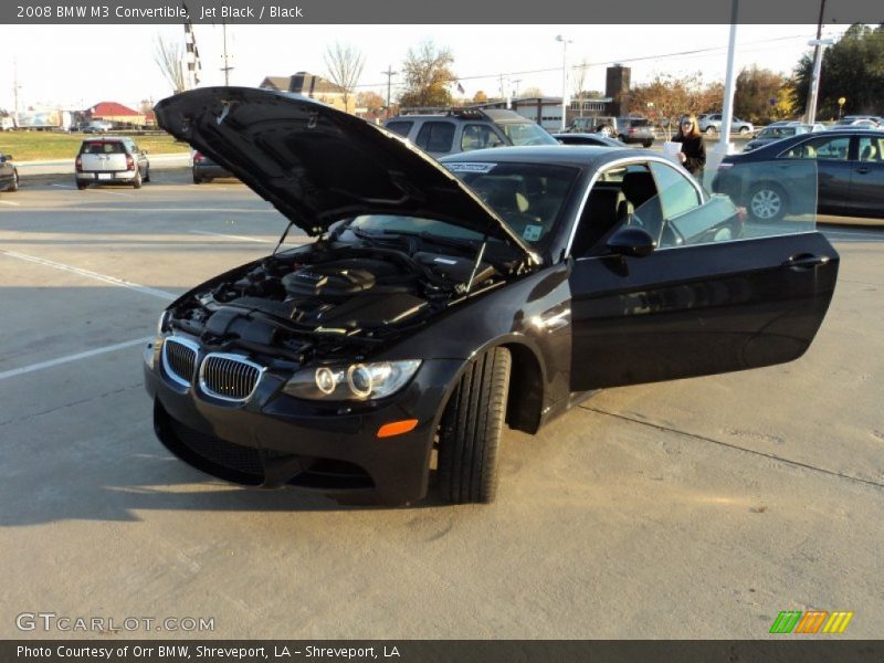 Jet Black / Black 2008 BMW M3 Convertible