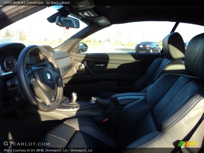 Jet Black / Black 2008 BMW M3 Convertible