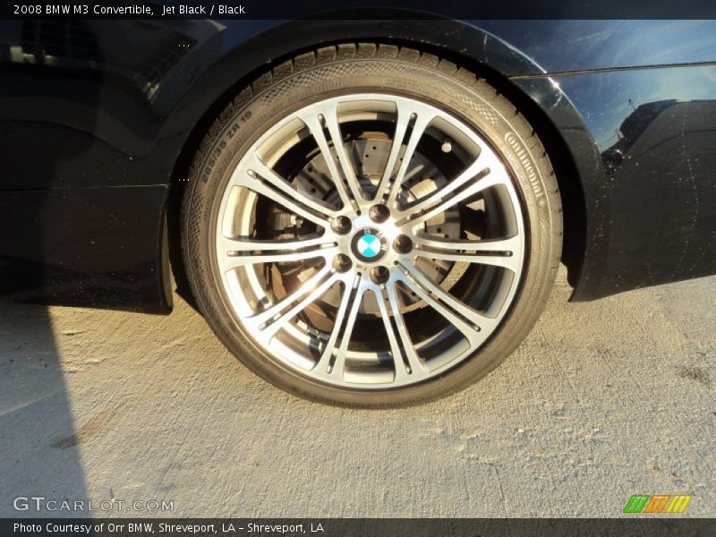 Jet Black / Black 2008 BMW M3 Convertible