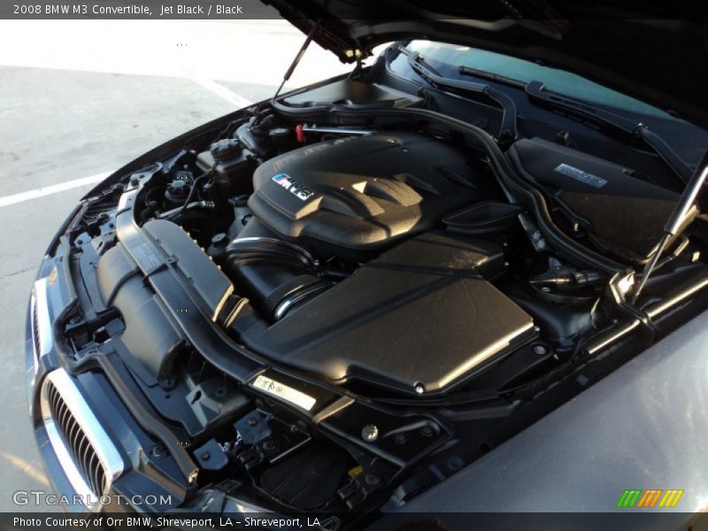 Jet Black / Black 2008 BMW M3 Convertible
