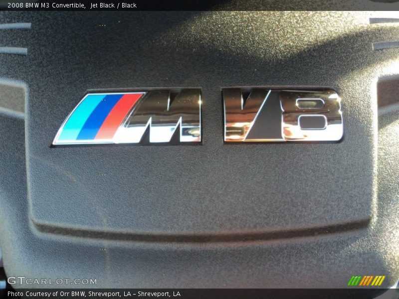 Jet Black / Black 2008 BMW M3 Convertible