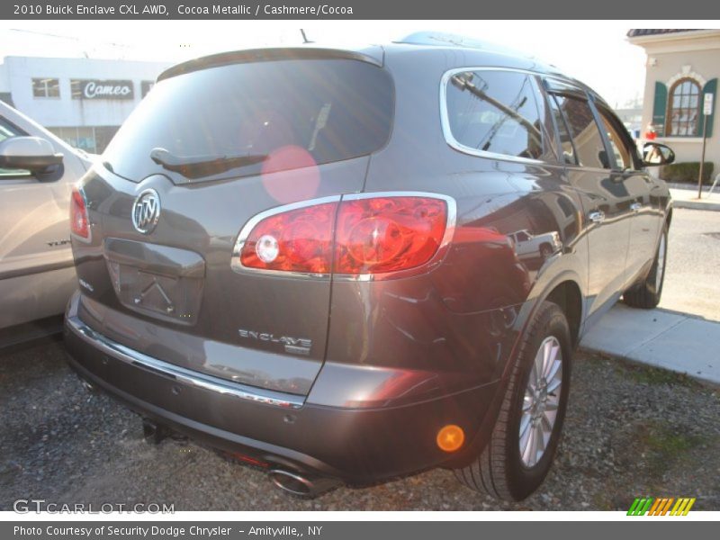 Cocoa Metallic / Cashmere/Cocoa 2010 Buick Enclave CXL AWD