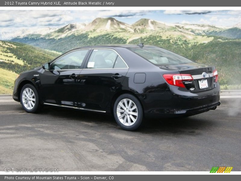 Attitude Black Metallic / Ivory 2012 Toyota Camry Hybrid XLE