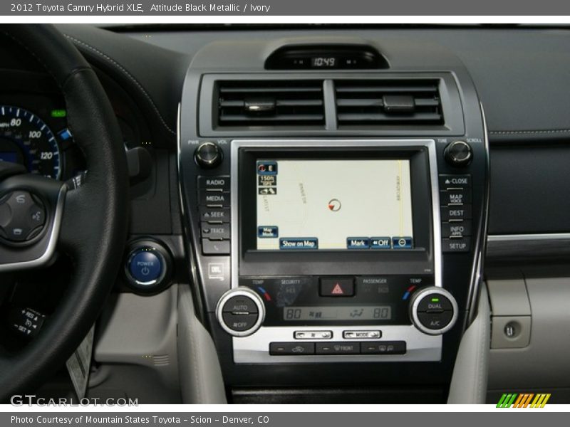 Attitude Black Metallic / Ivory 2012 Toyota Camry Hybrid XLE