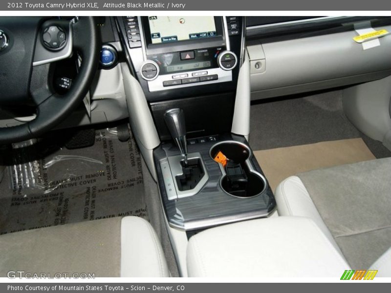 Attitude Black Metallic / Ivory 2012 Toyota Camry Hybrid XLE