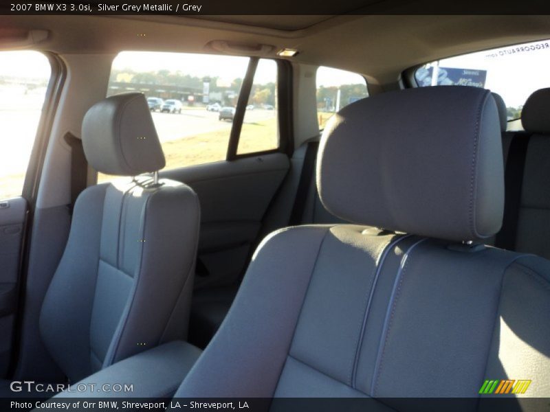 Silver Grey Metallic / Grey 2007 BMW X3 3.0si