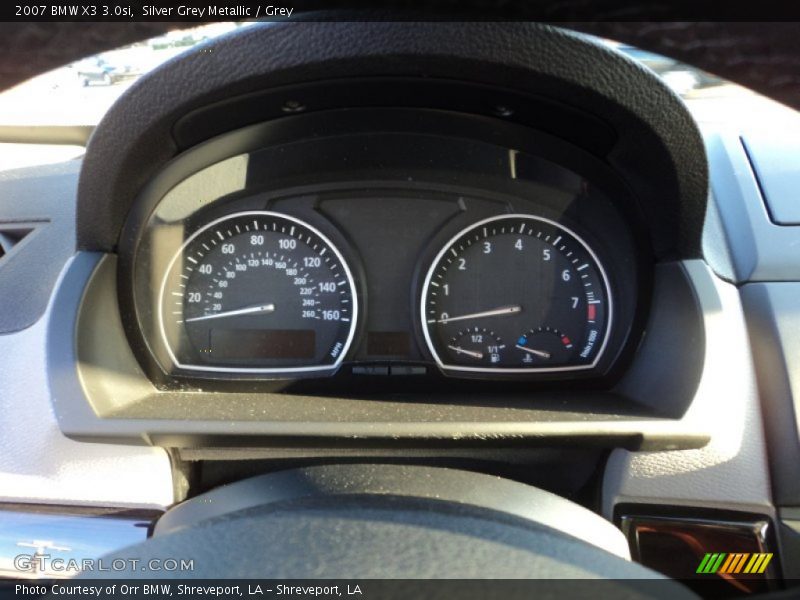 Silver Grey Metallic / Grey 2007 BMW X3 3.0si