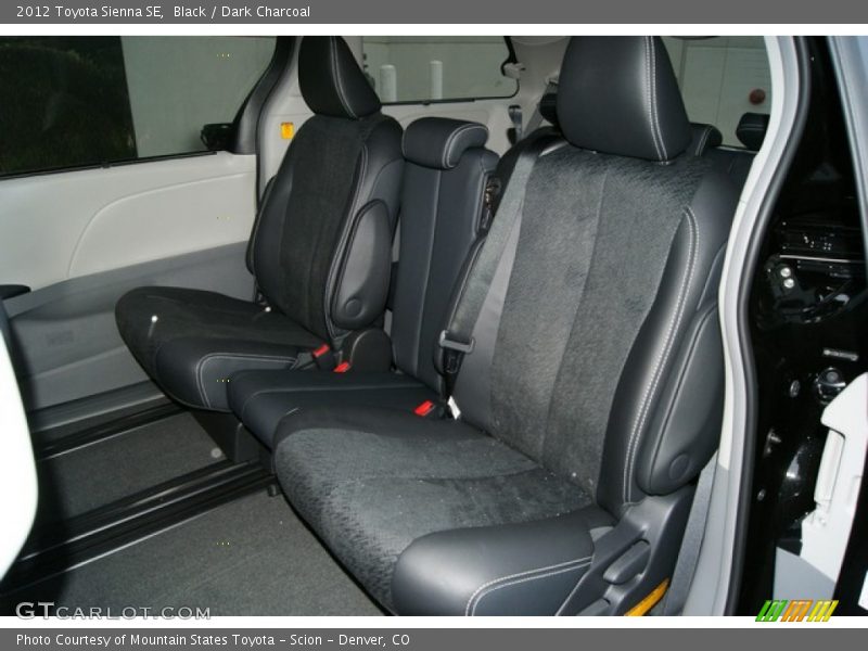 Black / Dark Charcoal 2012 Toyota Sienna SE