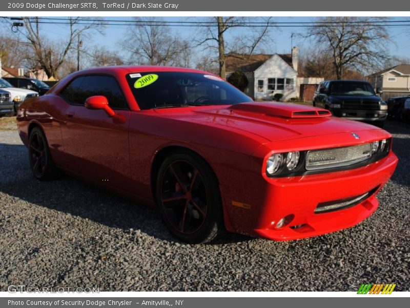 TorRed / Dark Slate Gray 2009 Dodge Challenger SRT8