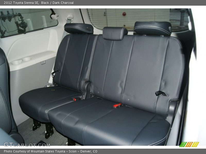 Black / Dark Charcoal 2012 Toyota Sienna SE