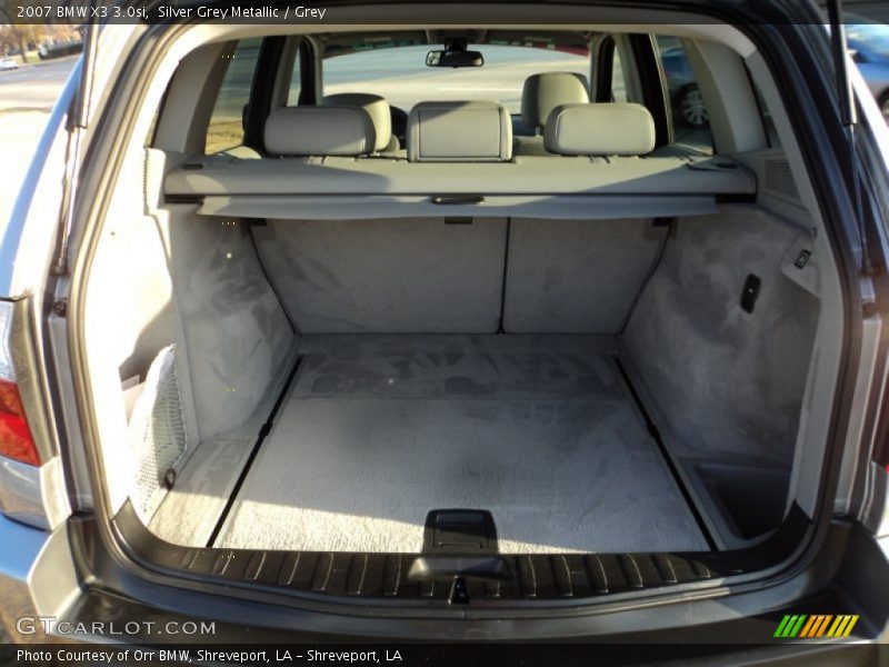 Silver Grey Metallic / Grey 2007 BMW X3 3.0si