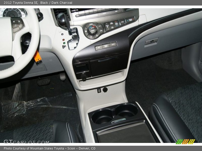 Black / Dark Charcoal 2012 Toyota Sienna SE